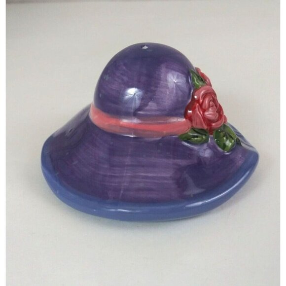 Vintage CIC Ladies In Red The Red Hat Society Salt & Pepper Shakers - Picture 3 of 13